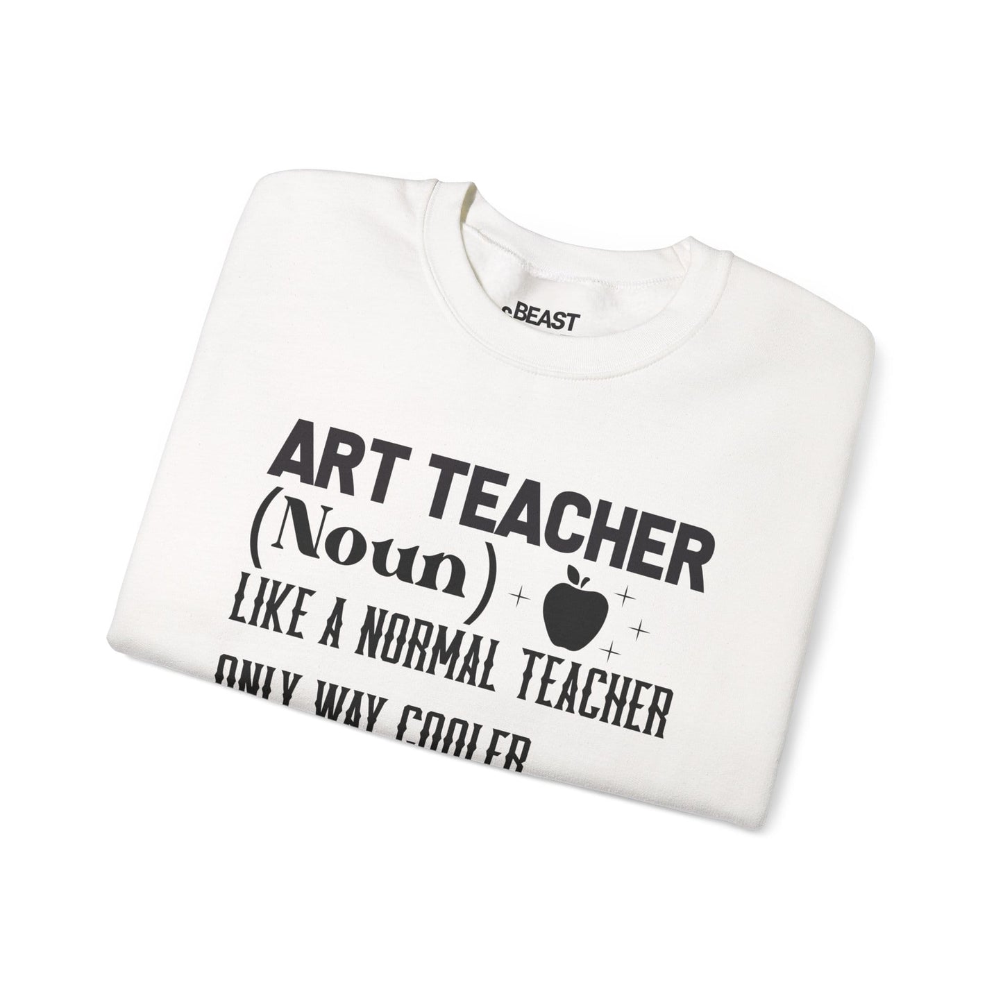 Art Teacher Sweatshirt – Funny Cooler Teacher Crewneck gift_idea unique_gift personalised_gift