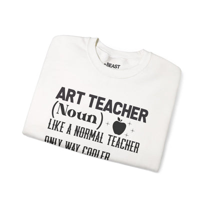 Art Teacher Sweatshirt – Funny Cooler Teacher Crewneck gift_idea unique_gift personalised_gift