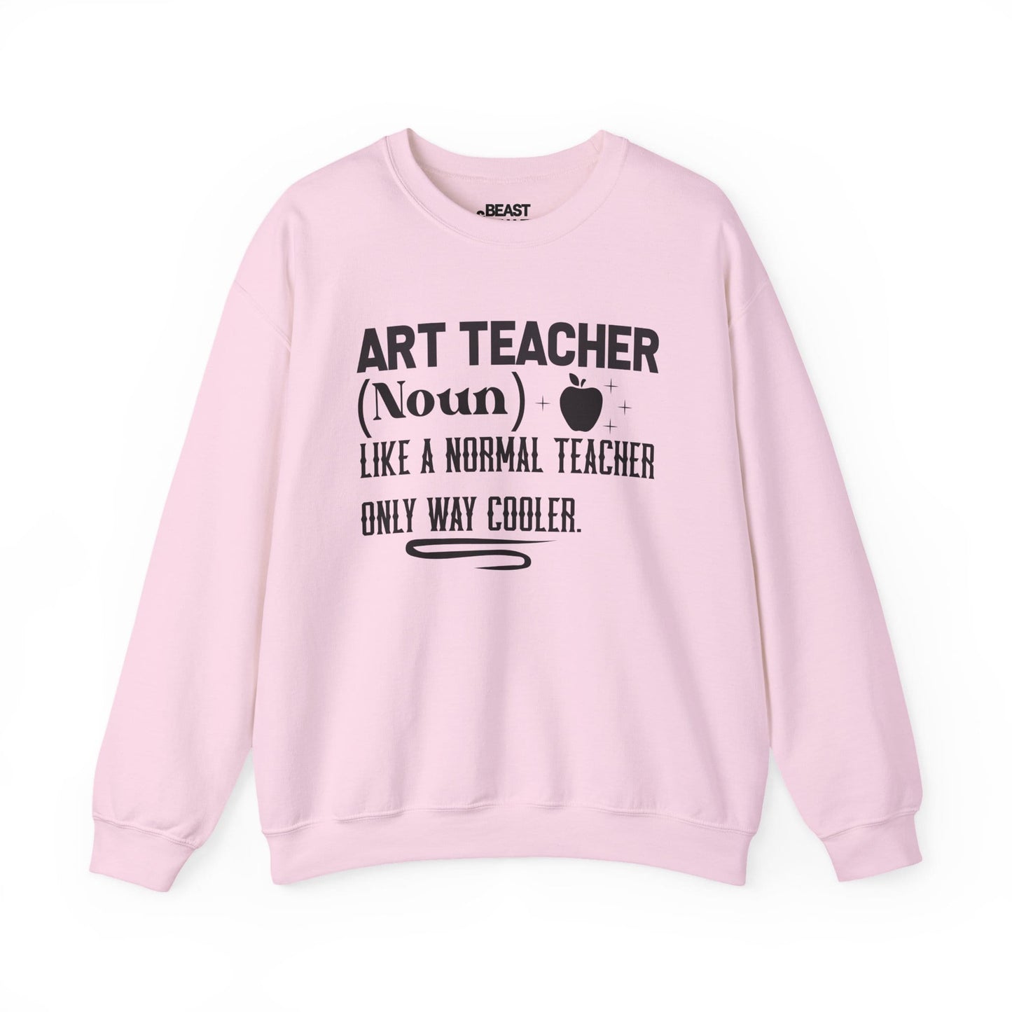 Art Teacher Sweatshirt – Funny Cooler Teacher Crewneck Light Pink / S gift_idea unique_gift personalised_gift