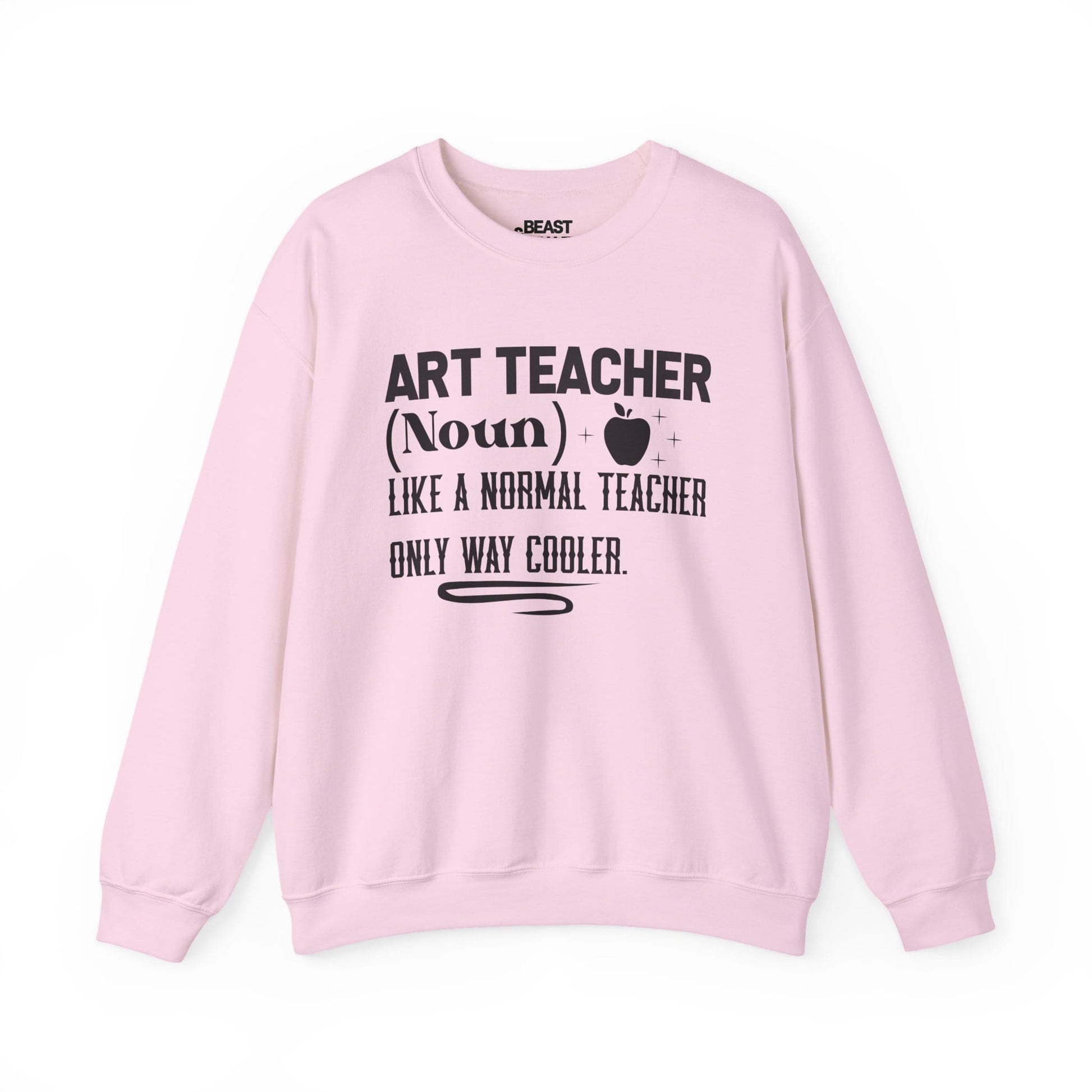Art Teacher Sweatshirt – Funny Cooler Teacher Crewneck Light Pink / S gift_idea unique_gift personalised_gift