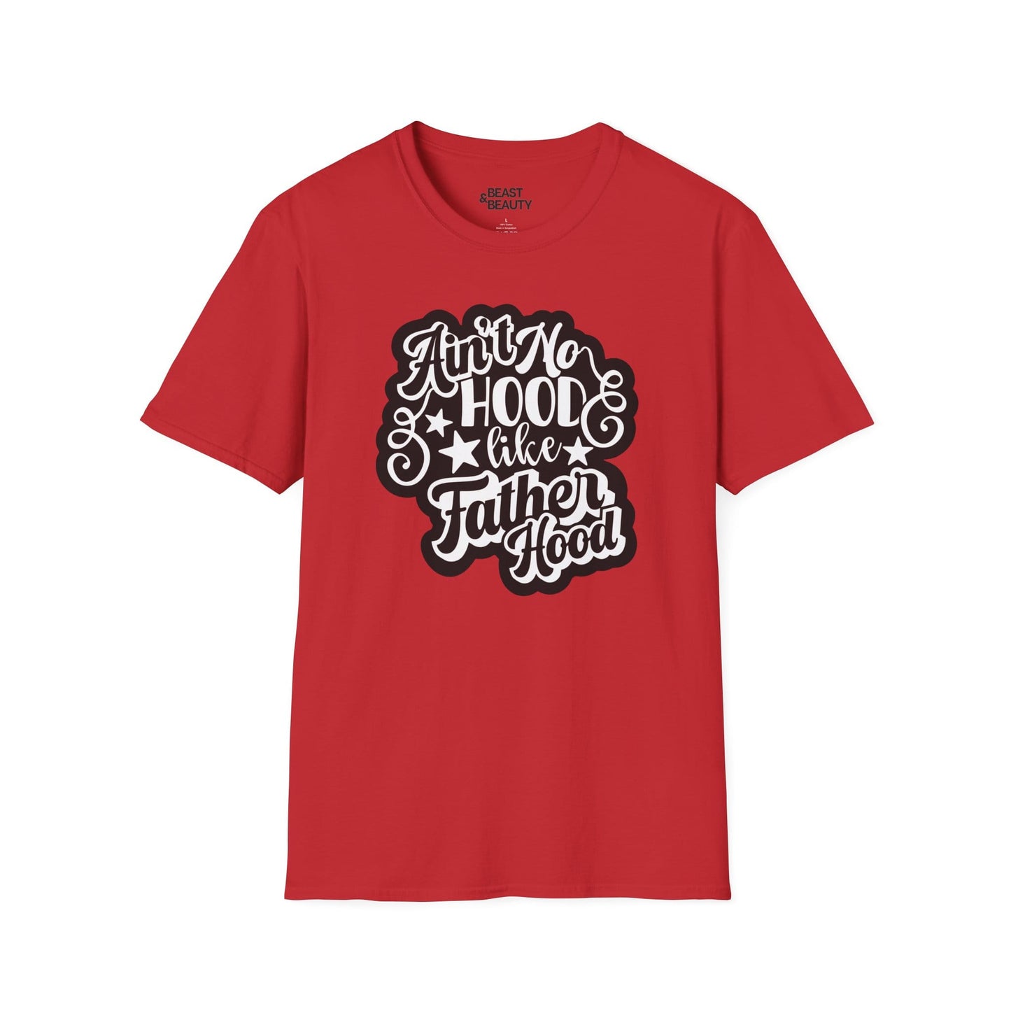 funny fatherhood t-shirt gift for dad father s day red t-shirt uk Christmas gift idea