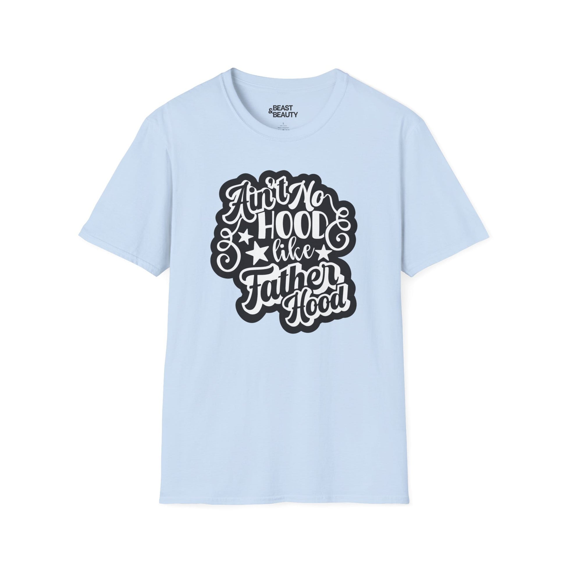 funny fatherhood t-shirt gift for dad father s day light blue t-shirt uk Christmas gift idea
