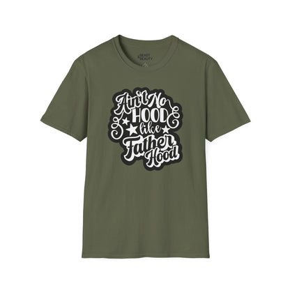 funny fatherhood t-shirt gift for dad father s day military green t-shirt uk Christmas gift idea