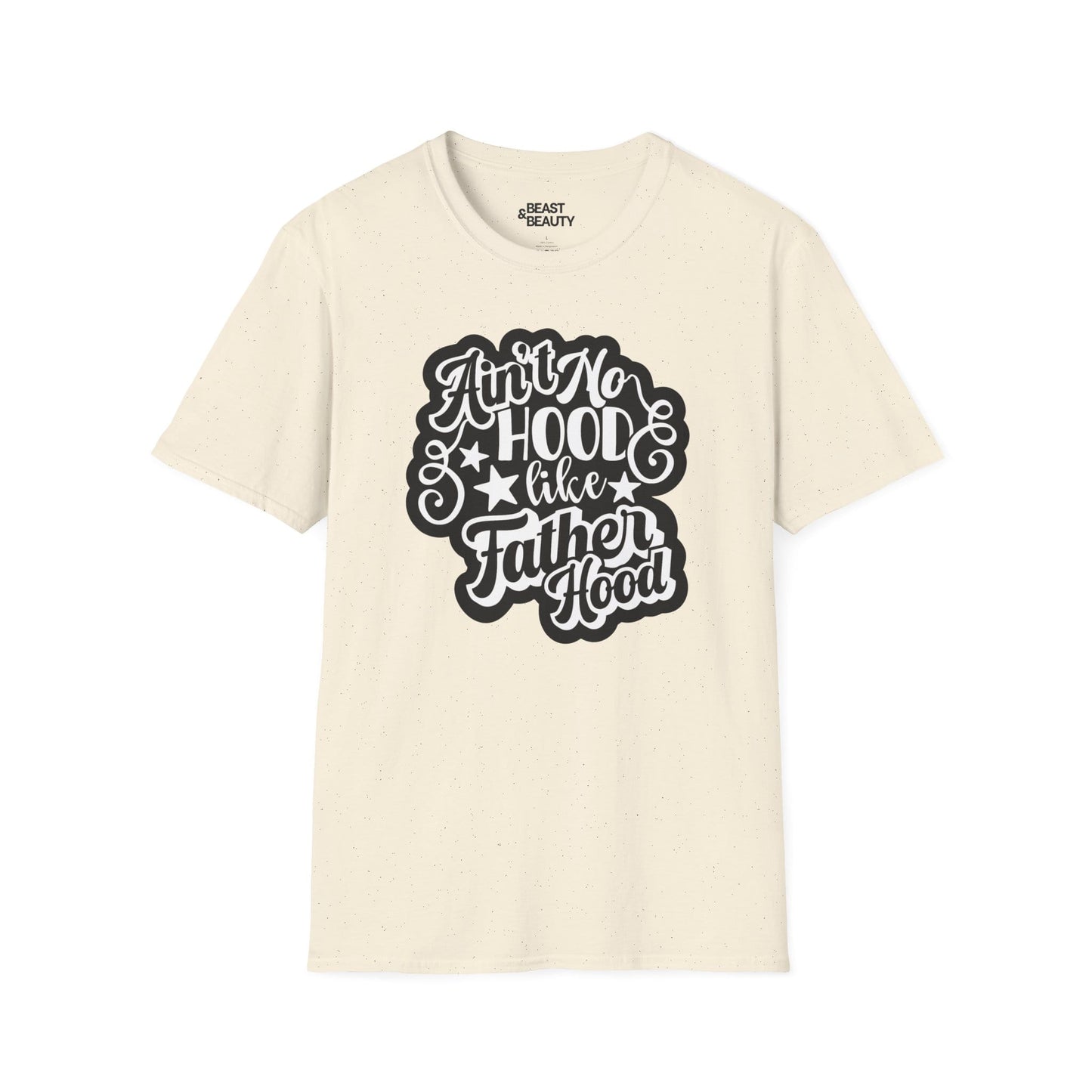 funny fatherhood t-shirt gift for dad father s day natural t-shirt uk Christmas gift idea