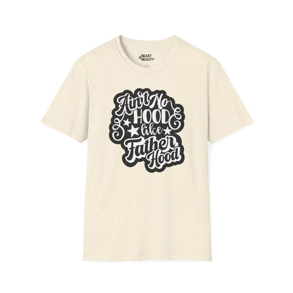funny fatherhood t-shirt gift for dad father s day natural t-shirt uk Christmas gift idea