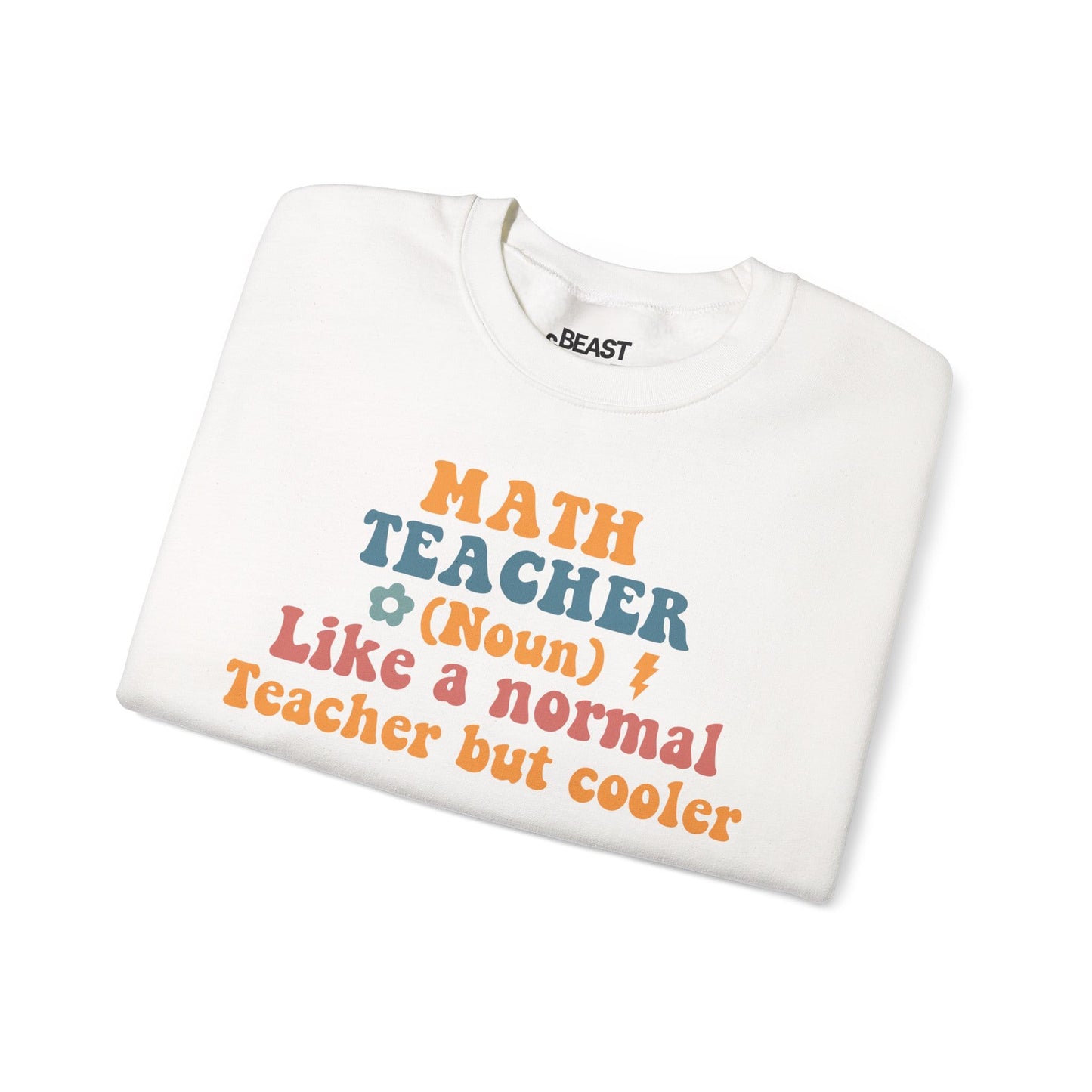 Funny Math Teacher Sweatshirt – Retro Teacher Crewneck gift_idea unique_gift personalised_gift
