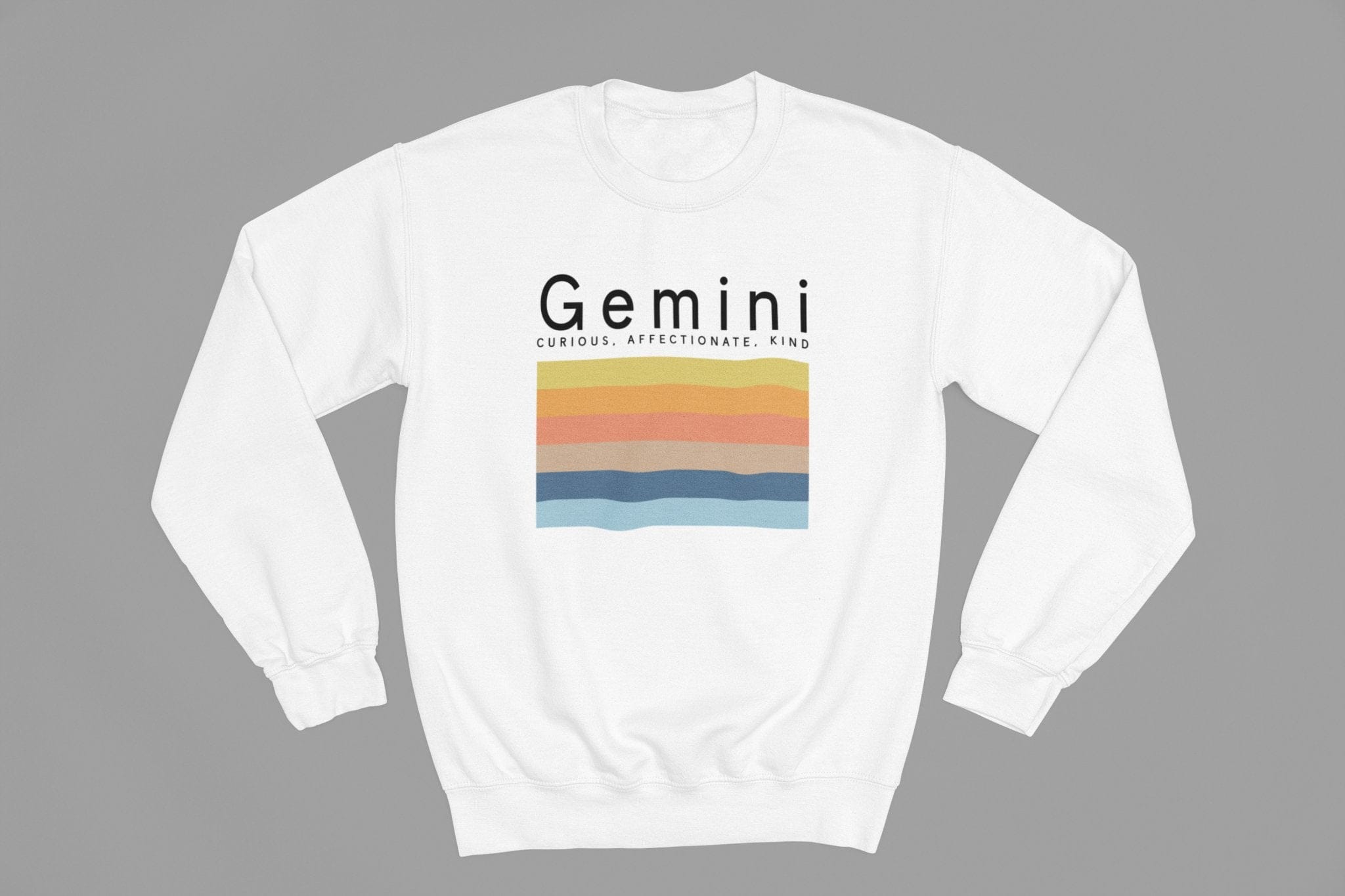 GEMINI Zodiac Colour Palette Sweatshirt gift_idea unique_gift personalised_gift