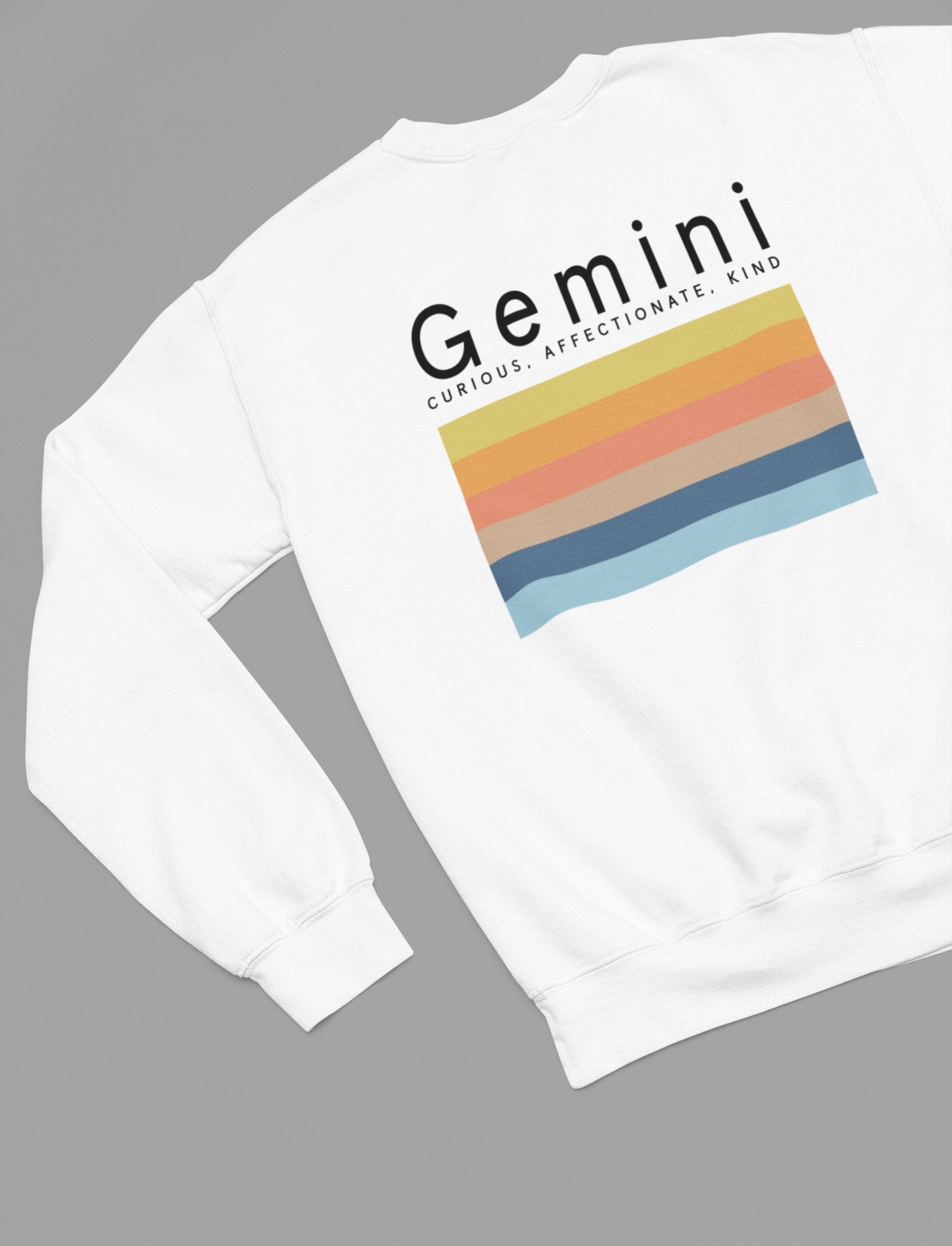 GEMINI Zodiac Colour Palette Sweatshirt - Beast & Beauty Clothing LTD - Zodiac Sweatshirt - small - 