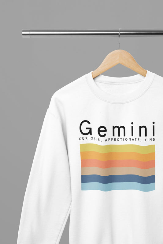 GEMINI Zodiac Colour Palette Sweatshirt - Beast & Beauty Clothing LTD - Zodiac Sweatshirt - small - 