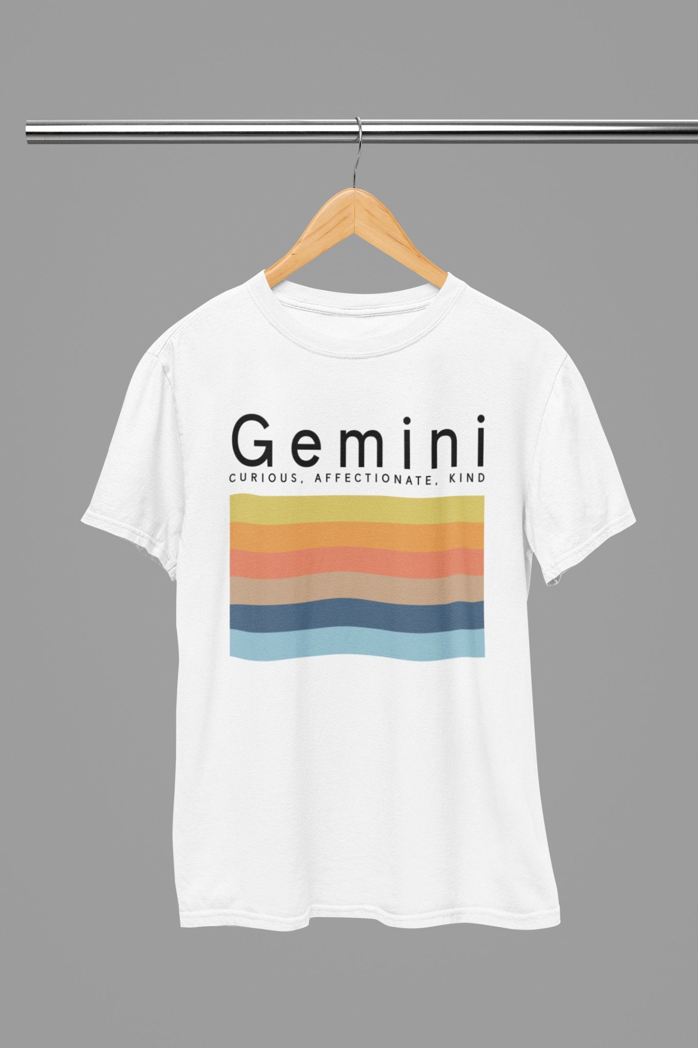 Gemini Zodiac Colour Palette T-Shirt - Beast & Beauty Clothing LTD - Zodiac T-Shirt - small - 
