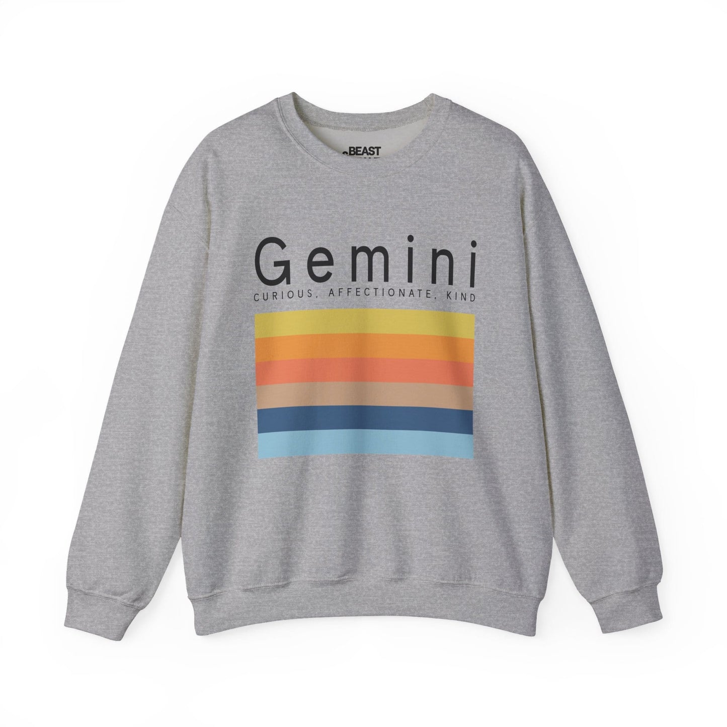 Gemini Zodiac Sign Adult Sweatshirt Sport Grey / S gift_idea unique_gift personalised_gift