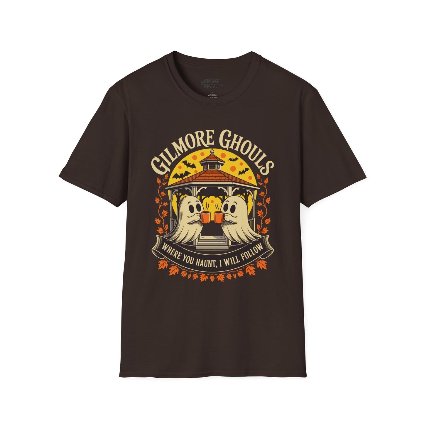 Gilmore Ghouls Halloween Graphic T-Shirt Dark Chocolate / M gift_idea unique_gift personalised_gift