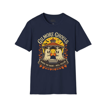 Gilmore Ghouls Halloween Graphic T-Shirt Navy / S gift_idea unique_gift personalised_gift
