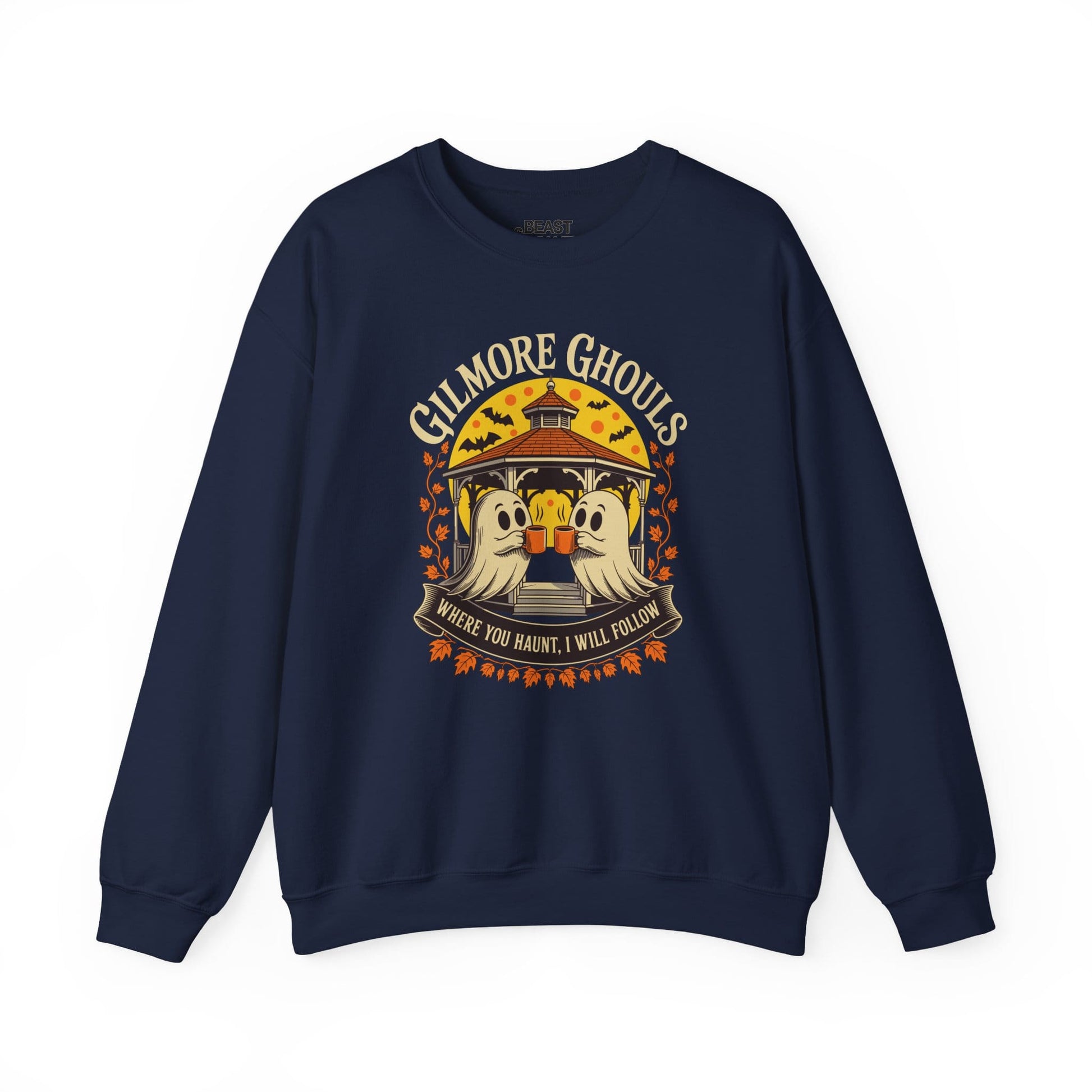 Gilmore Ghouls Halloween Sweatshirt Navy / S gift_idea unique_gift personalised_gift