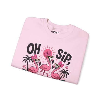 oh sip it s a girls trip sweatshirt sweatshirt uk couples gift idea image 5