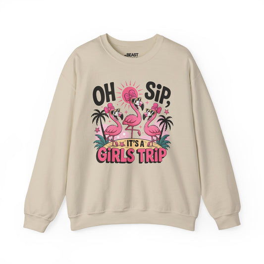 oh sip it s a girls trip sweatshirt sand sweatshirt uk couples gift idea