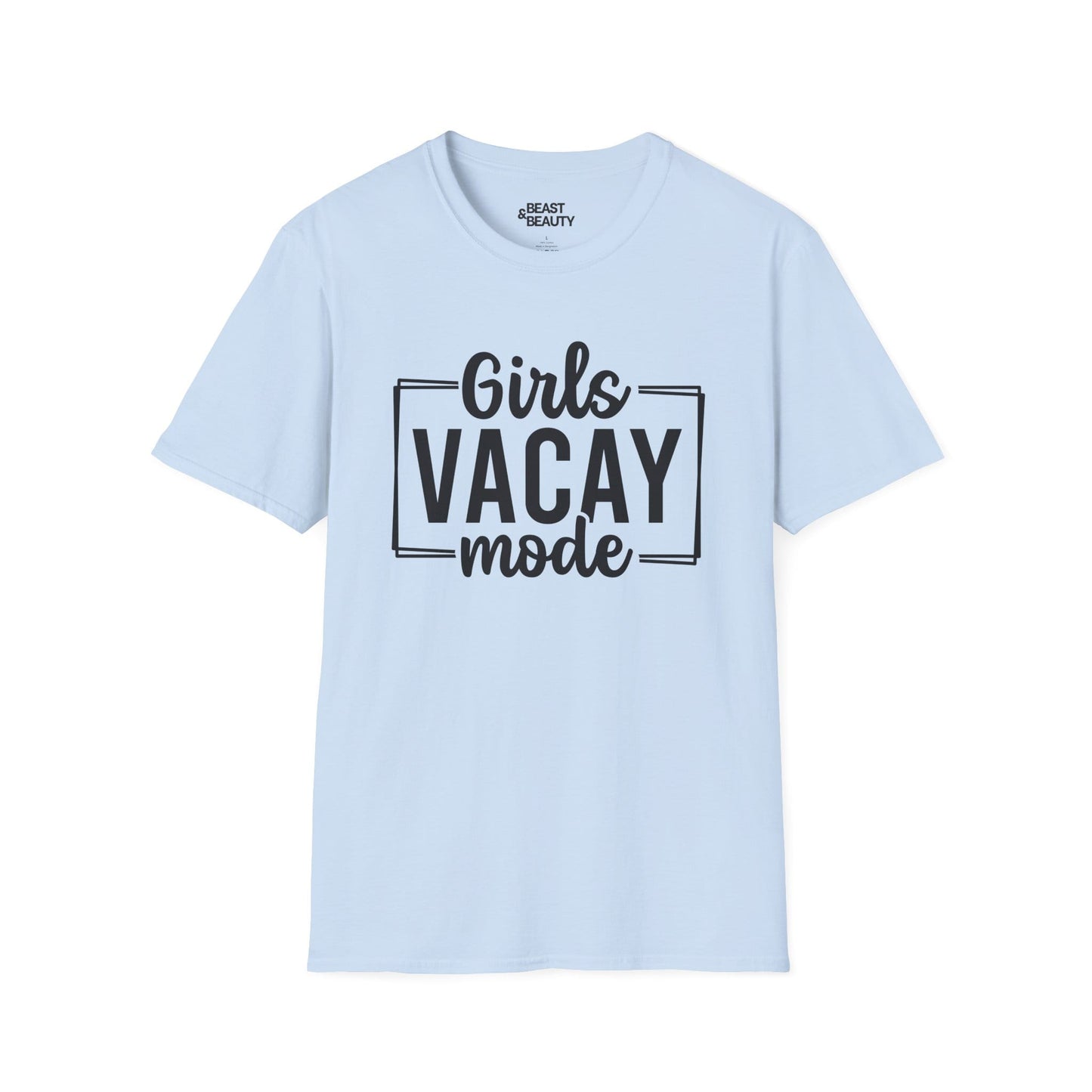 girls holiday mode t-shirt girls vacay mode t-shirt uk gift gift idea image 3
