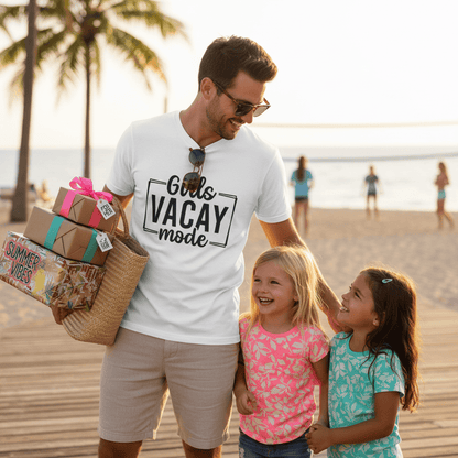 Girls Holiday Mode T-Shirt gift_idea unique_gift personalised_gift