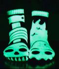 Glow-in-the-Dark Ghost & Skeleton Kids Socks – Mismatched Non-Slip Small gift_idea unique_gift personalised_gift