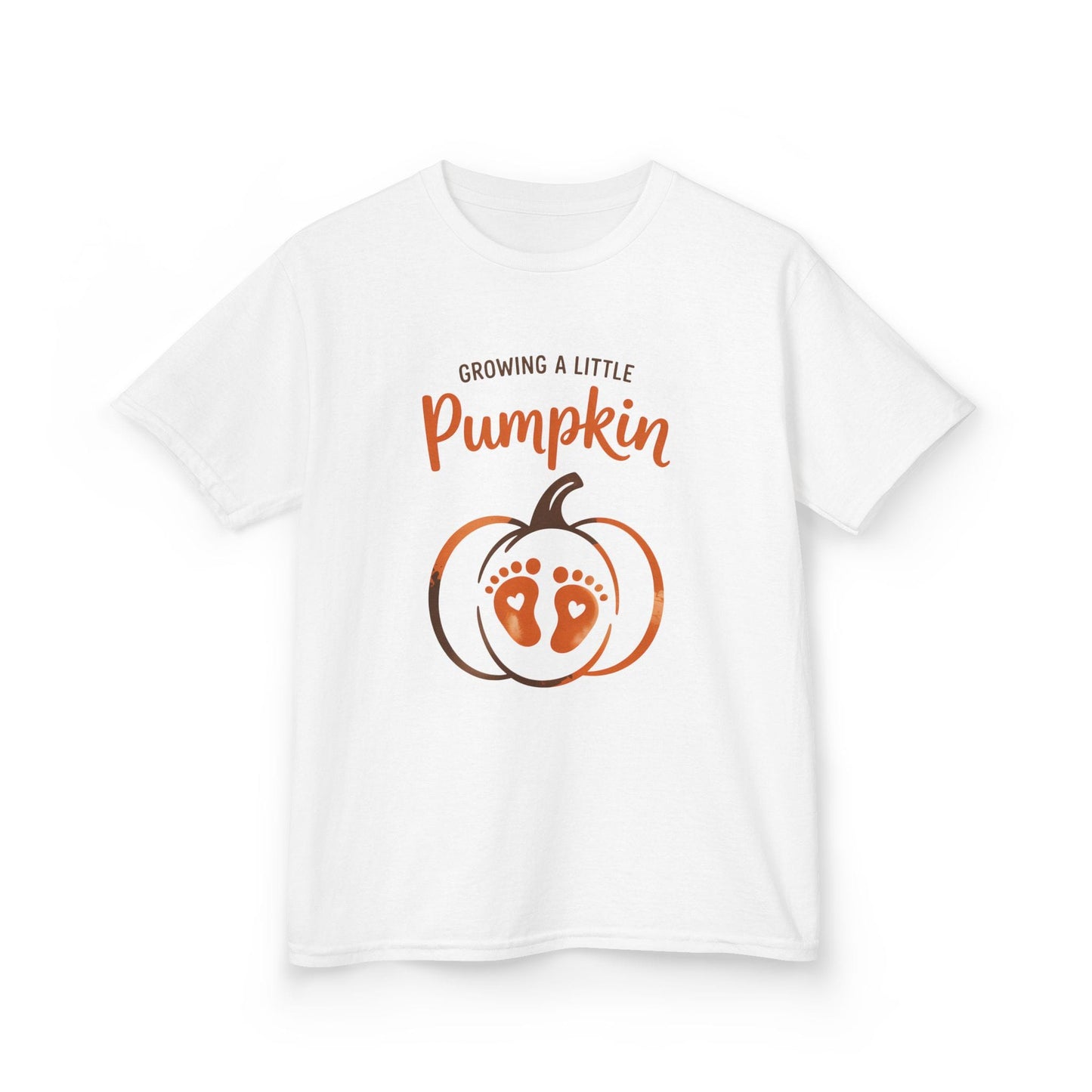 Growing A Little Pumpkin Kids Halloween T-Shirt White / XS gift_idea unique_gift personalised_gift