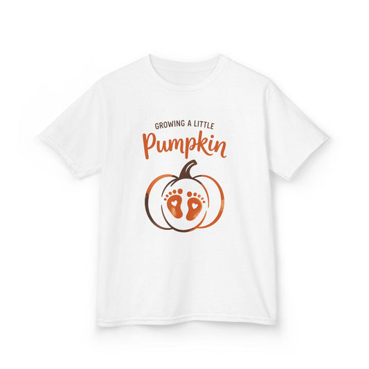 Growing A Little Pumpkin Kids Halloween T-Shirt White / XS gift_idea unique_gift personalised_gift