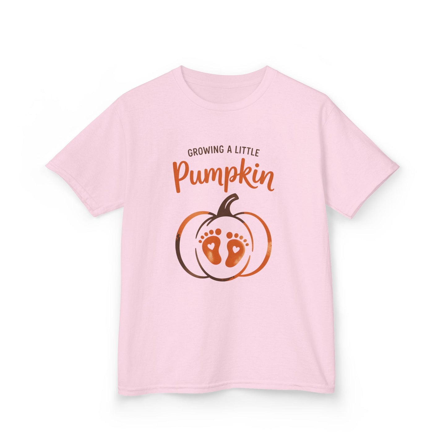 Growing A Little Pumpkin Kids Halloween T-Shirt Light Pink / XS gift_idea unique_gift personalised_gift