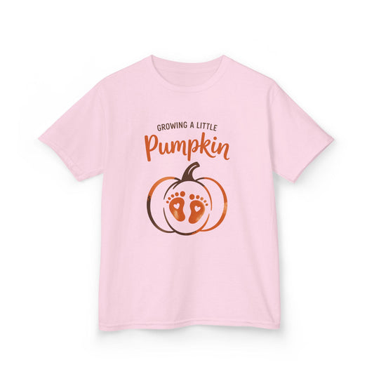 Growing A Little Pumpkin Kids Halloween T-Shirt Light Pink / XS gift_idea unique_gift personalised_gift