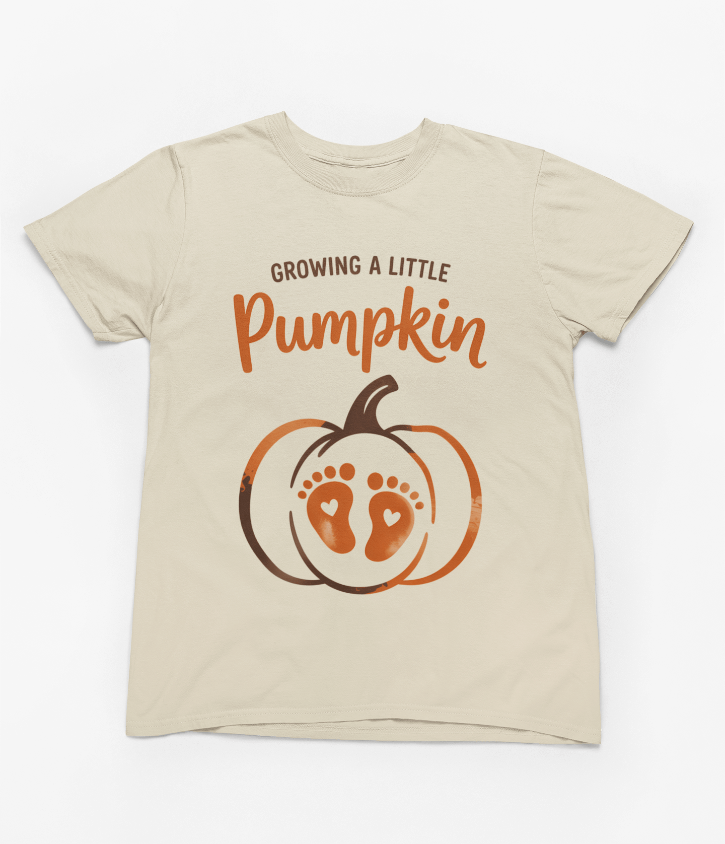 Growing a Little Pumpkin Sweatshirt | Pregnancy Announcement Jumper T-Shirt / S (Adult) gift_idea unique_gift personalised_gift