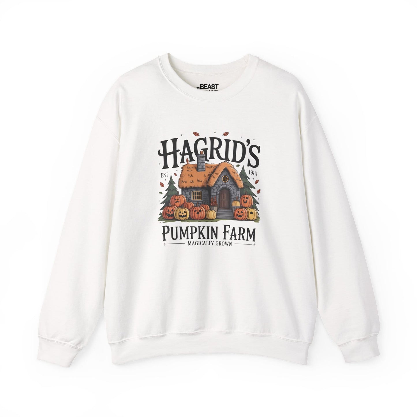 hagrid s pumpkin farm sweatshirt white sweatshirt uk gift gift idea