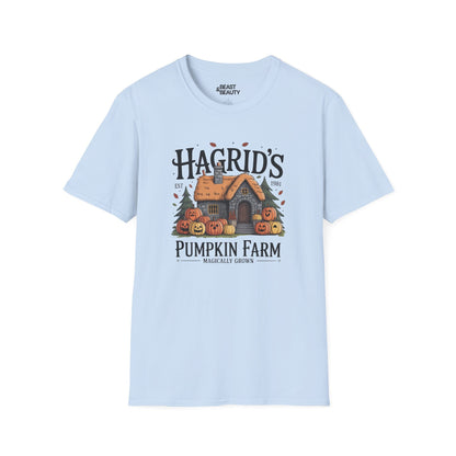 hagrid s pumpkin farm t-shirt light blue t-shirt uk Halloween gift idea