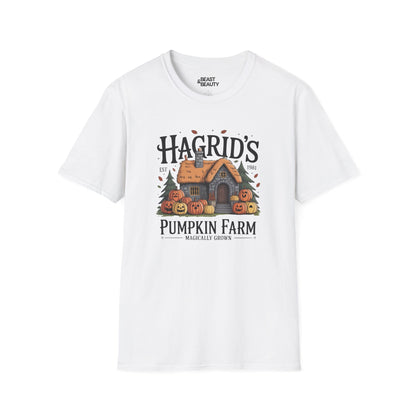 hagrid s pumpkin farm t-shirt white t-shirt uk Halloween gift idea