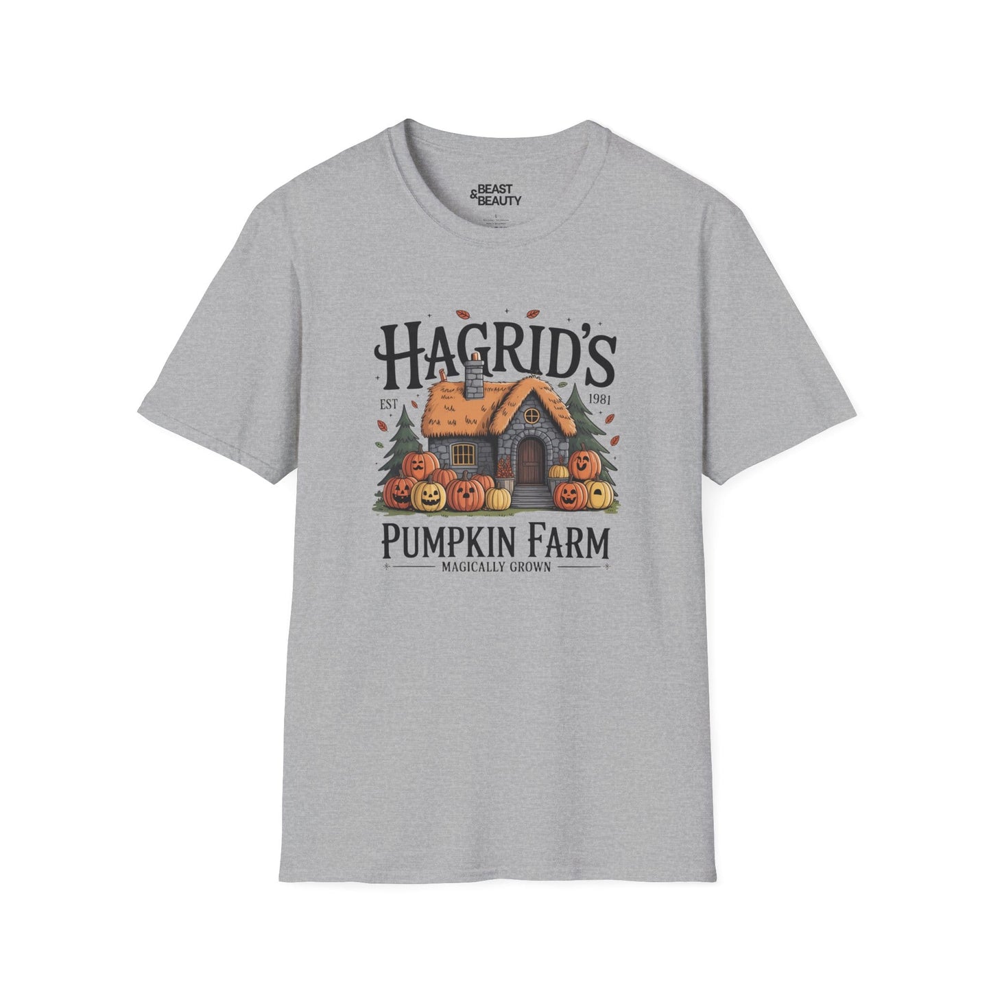 hagrid s pumpkin farm t-shirt sport grey t-shirt uk Halloween gift idea