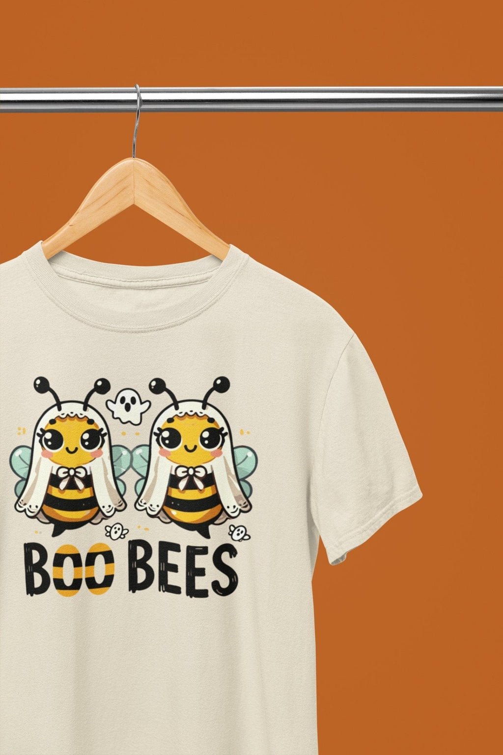 My Store Halloween Beige / Small / T-Shirt Boo Bees Funny Halloween Sweatshirt & T-Shirt | Cute Ghost Bees
