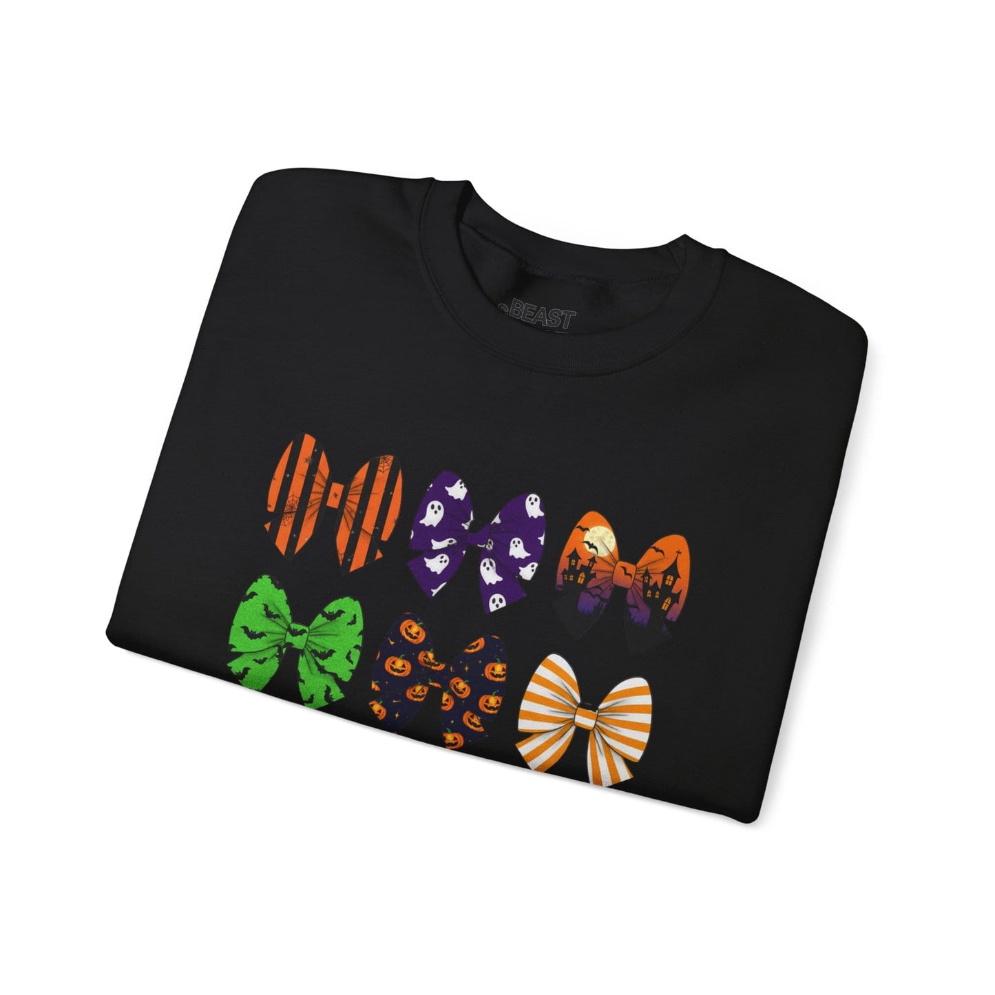 halloween bow pattern sweatshirt sweatshirt uk Halloween gift idea image 5
