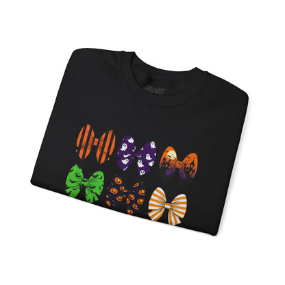 halloween bow pattern sweatshirt sweatshirt uk Halloween gift idea image 5