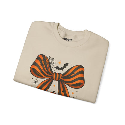 halloween bow pumpkin sweatshirt sweatshirt uk Halloween gift idea image 5