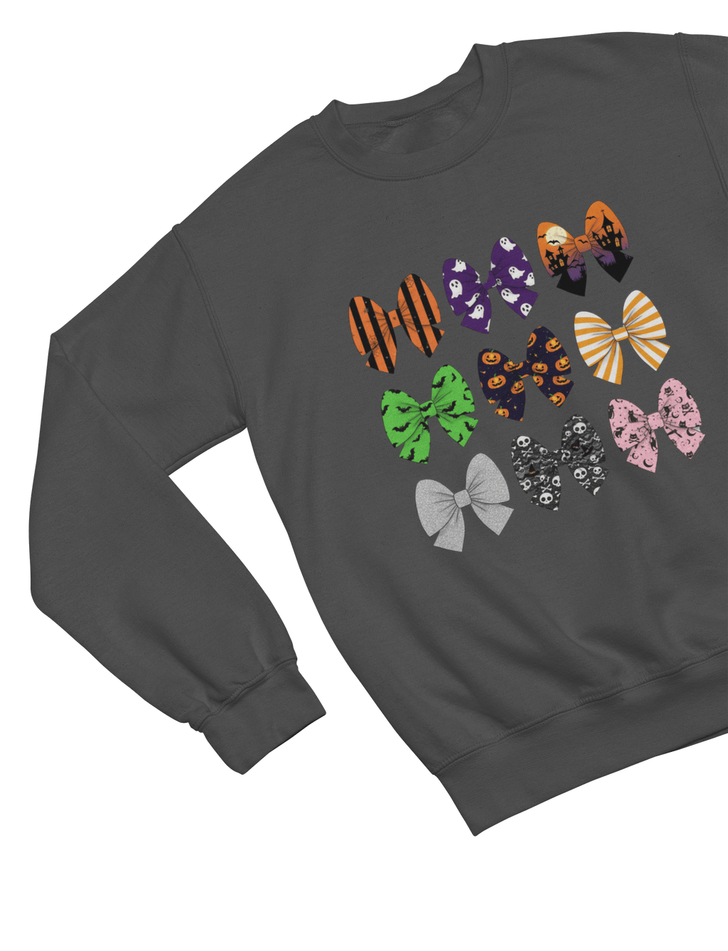 Beast and Beauty Sweatshirt / 3XL (Adult) Halloween Bows Sweatshirt | Spooky Coquette Autumn Jumper