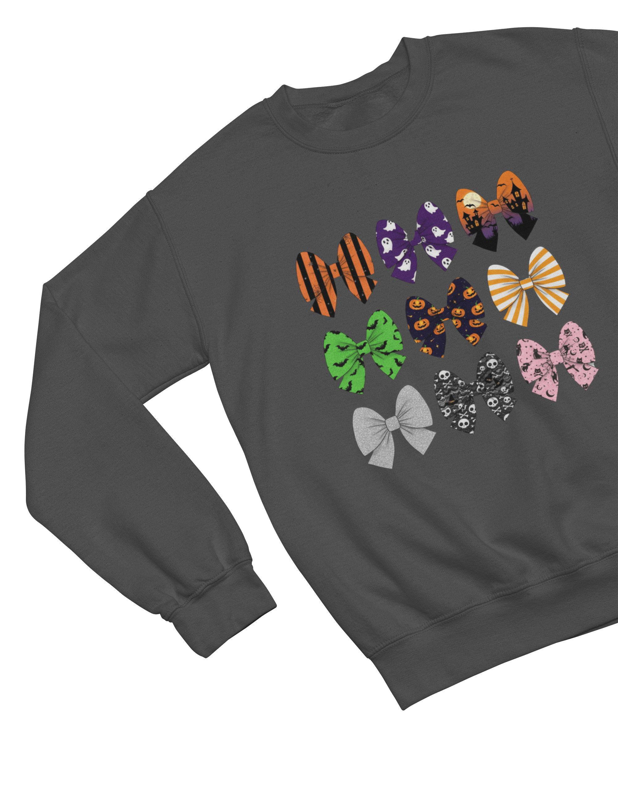 Beast and Beauty Sweatshirt / 3XL (Adult) Halloween Bows Sweatshirt | Spooky Coquette Autumn Jumper