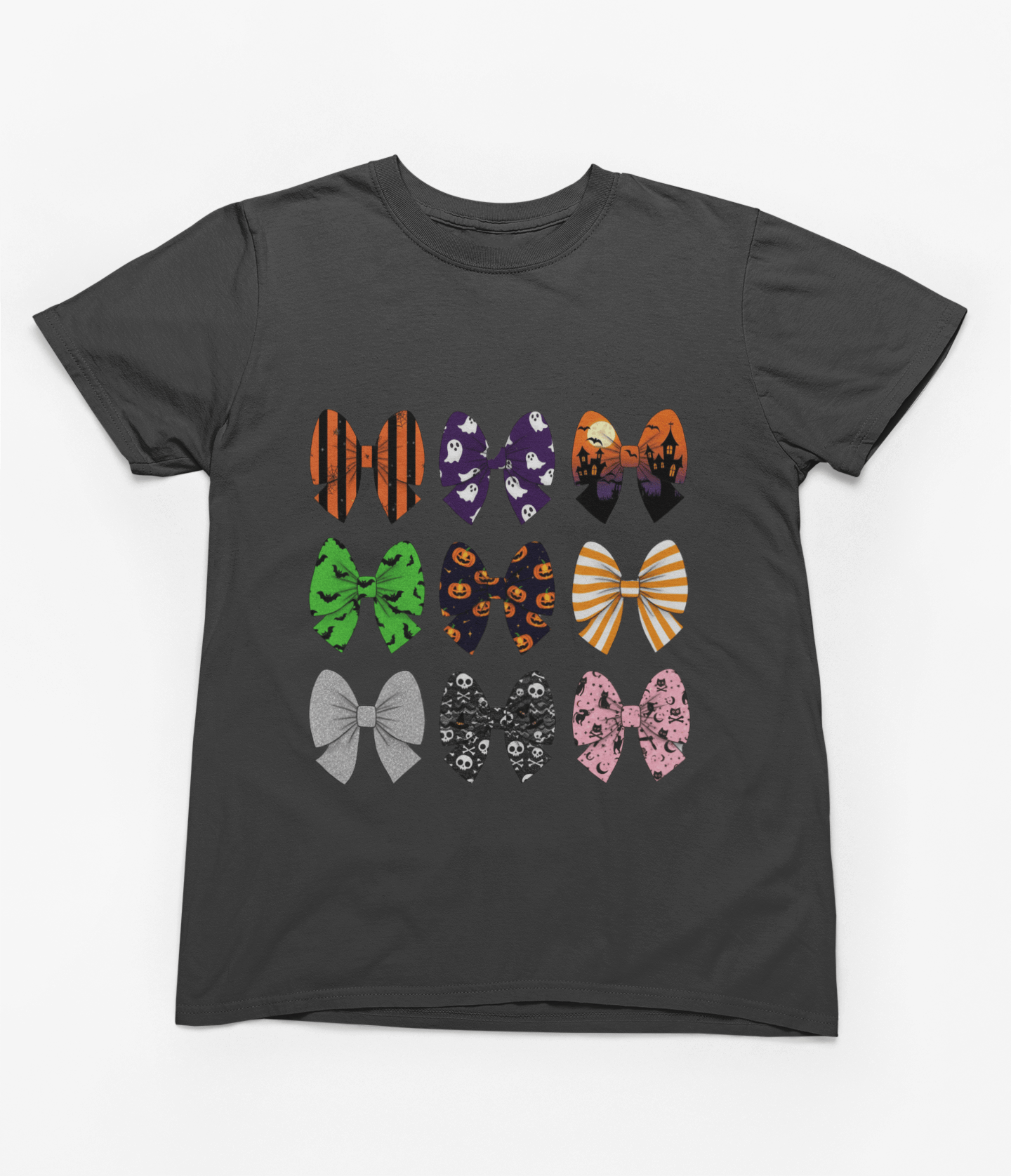 Beast and Beauty T-Shirt / 3XL (Adult) Halloween Bows Sweatshirt | Spooky Coquette Autumn Jumper