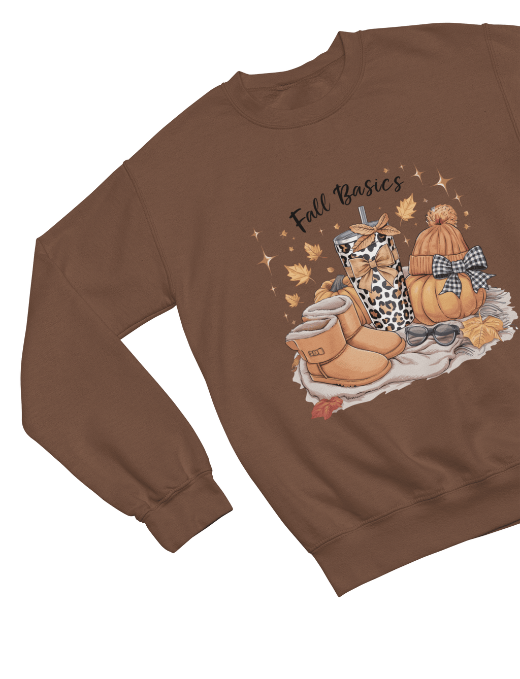 My Store Halloween Sweatshirt / S (Adult) / Brown Fall Basics Sweatshirt | Cozy Autumn Lifestyle Jumper