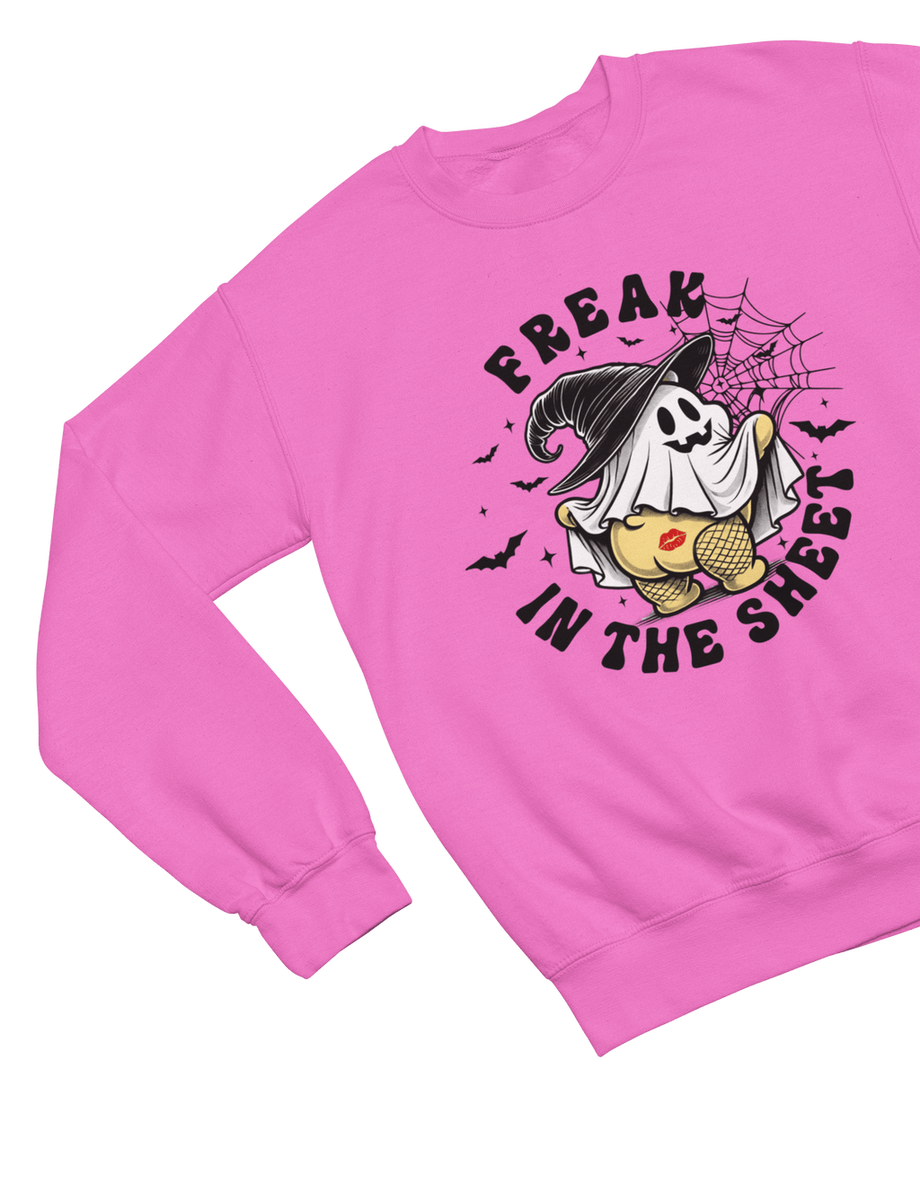 My Store Halloween Freak in the Sheet Sweatshirt & T-Shirt – Funny Halloween Ghost Top