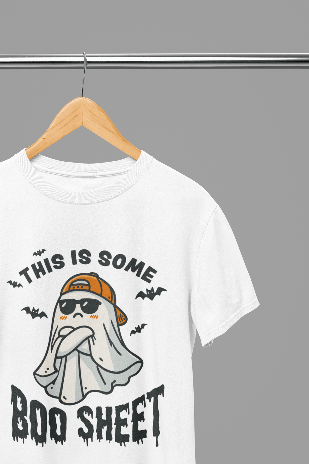 My Store Halloween White / Small / T-Shirt Funny Halloween Ghost Sweatshirt & T-Shirt | Boo Sheet Jumper UK