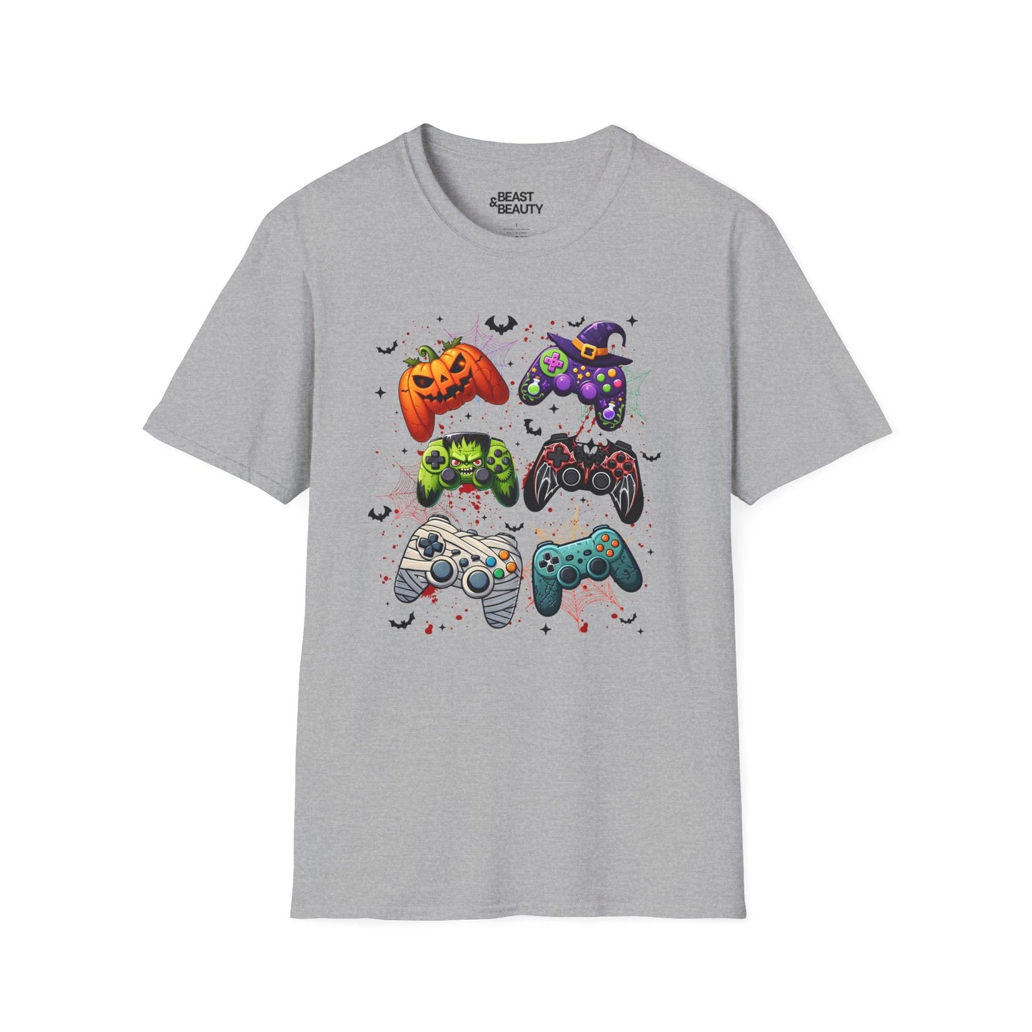Halloween Gamer Controller T-Shirt Sport Grey / S gift_idea unique_gift personalised_gift