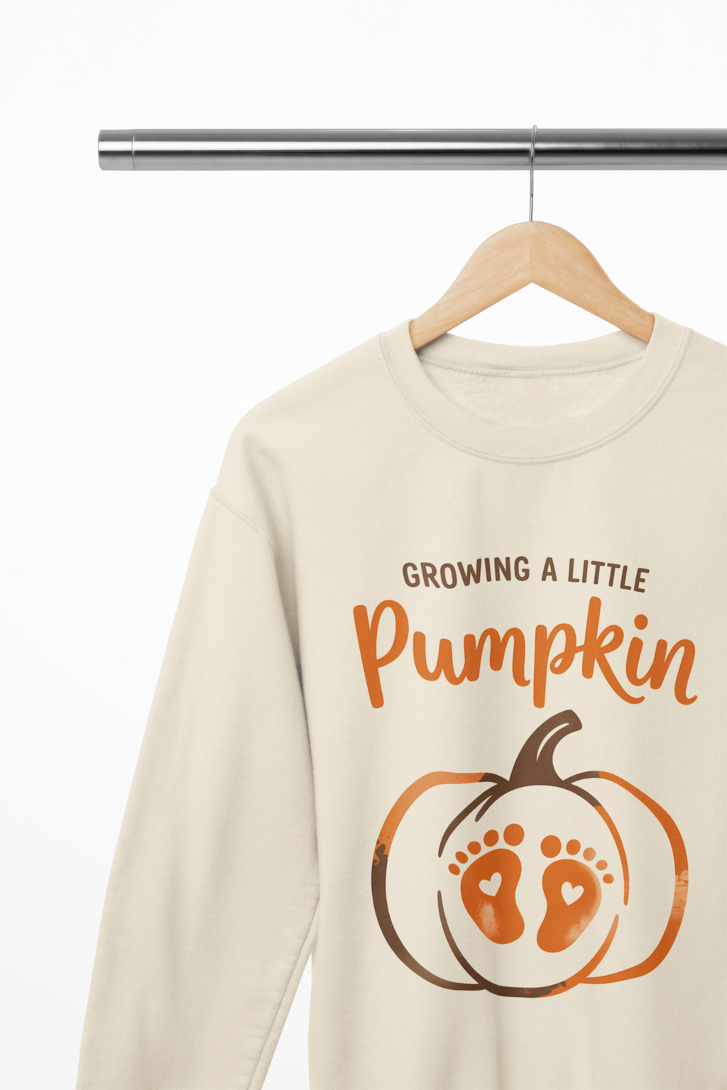 My Store Halloween Growing a Little Pumpkin Sweatshirt | Pregnancy Announcement Jumper