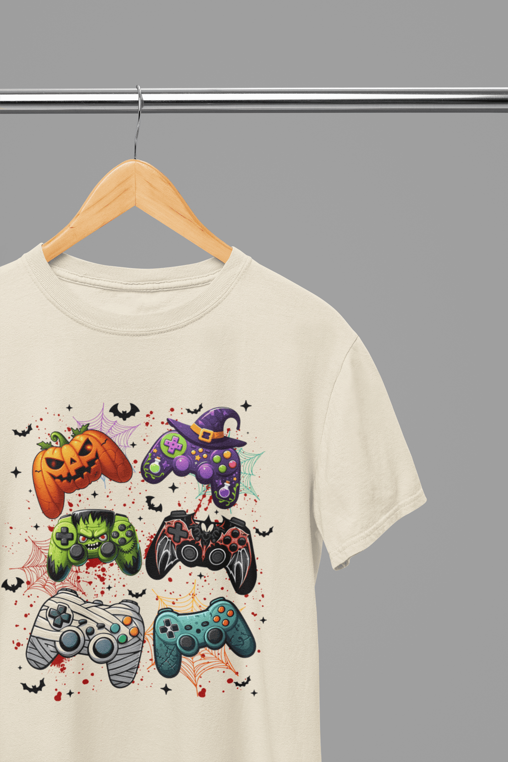 My Store Halloween T-Shirt / Beige / Small Halloween Gamer Sweatshirt & T-Shirt | Funny Spooky Gaming Jumper UK
