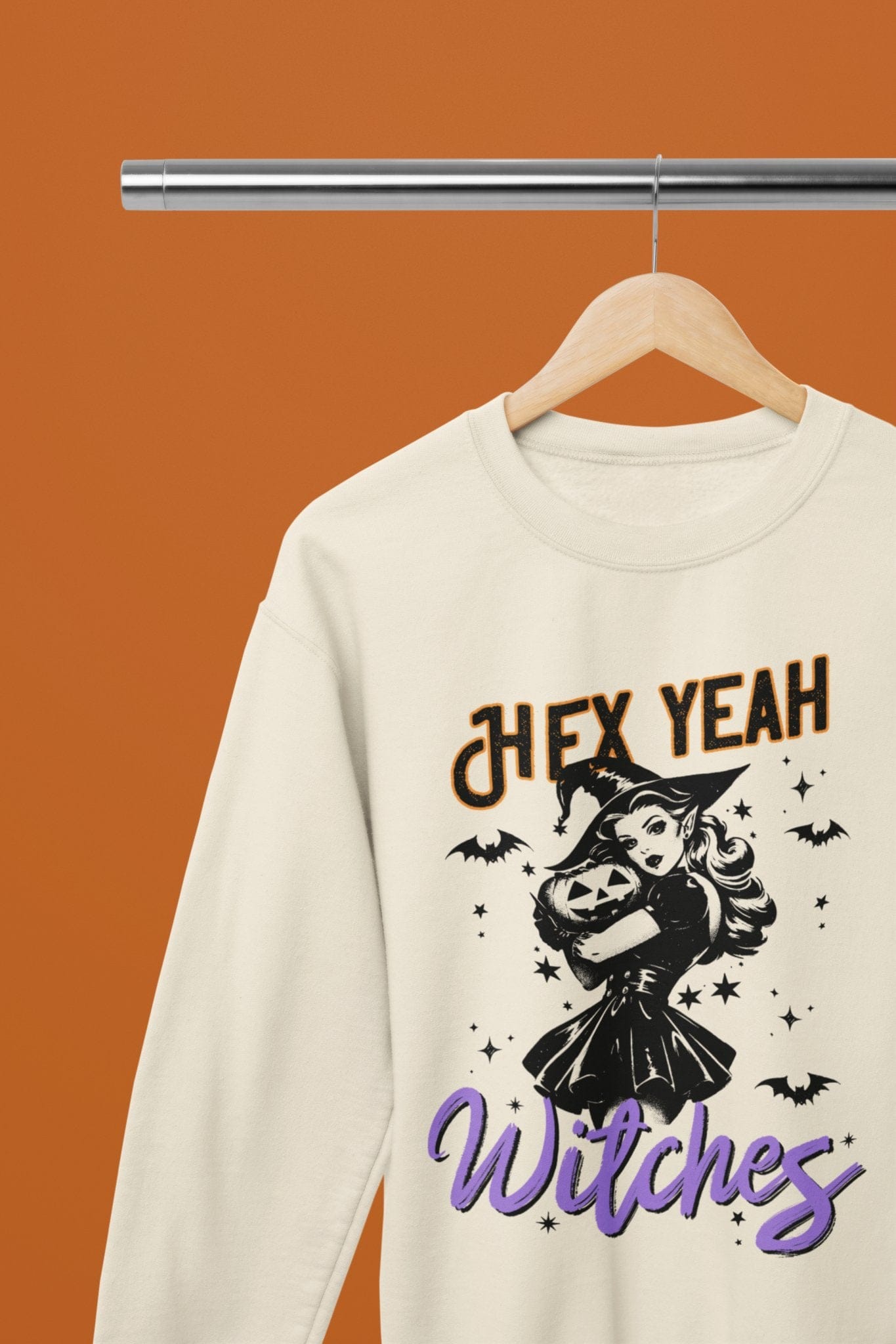 My Store Halloween Beige / Small / Sweatshirt Hex Yeah Witches Halloween Sweatshirt & T-Shirt Unisex