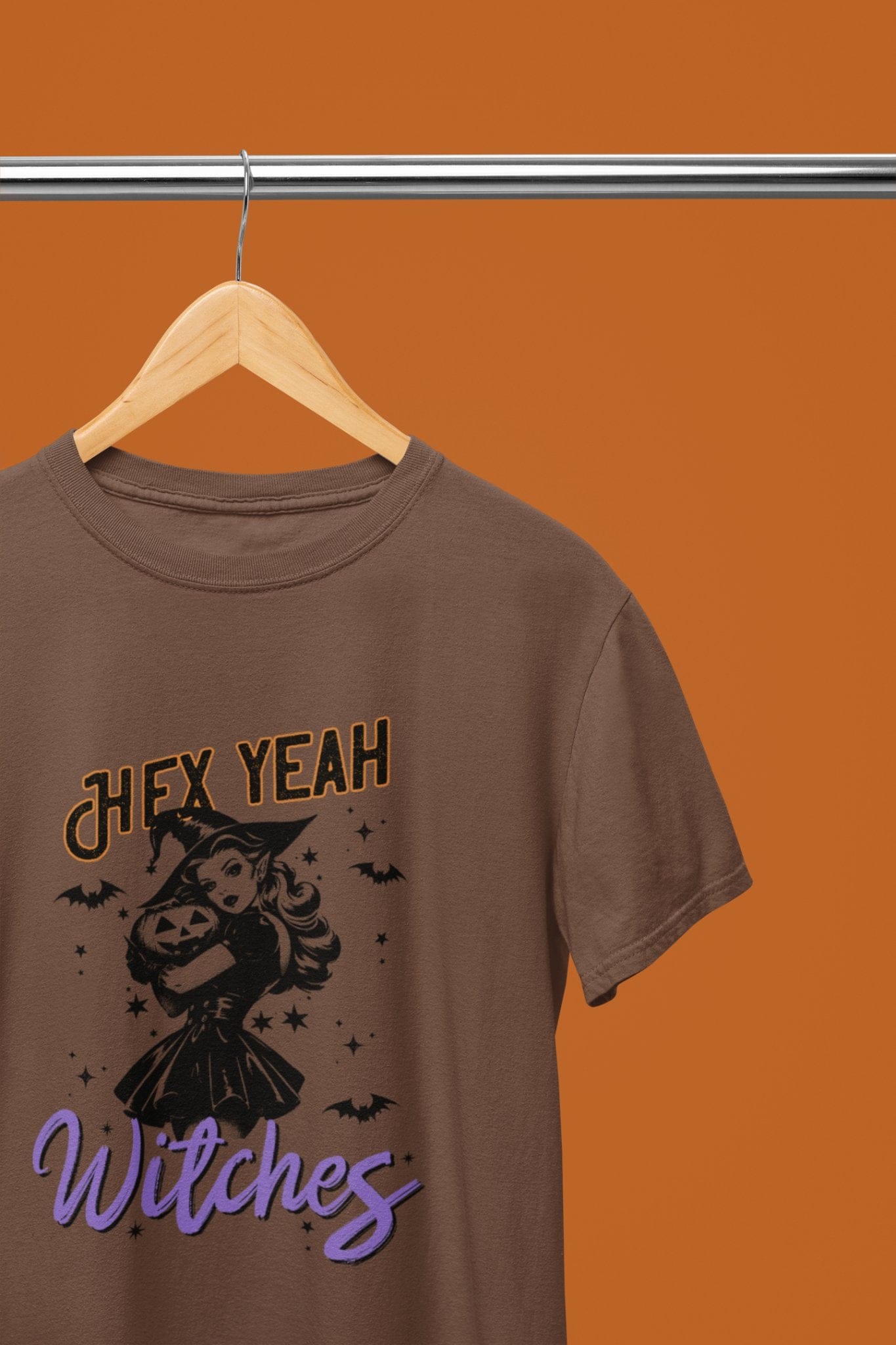 My Store Halloween Brown / Small / T-Shirt Hex Yeah Witches Halloween Sweatshirt & T-Shirt Unisex