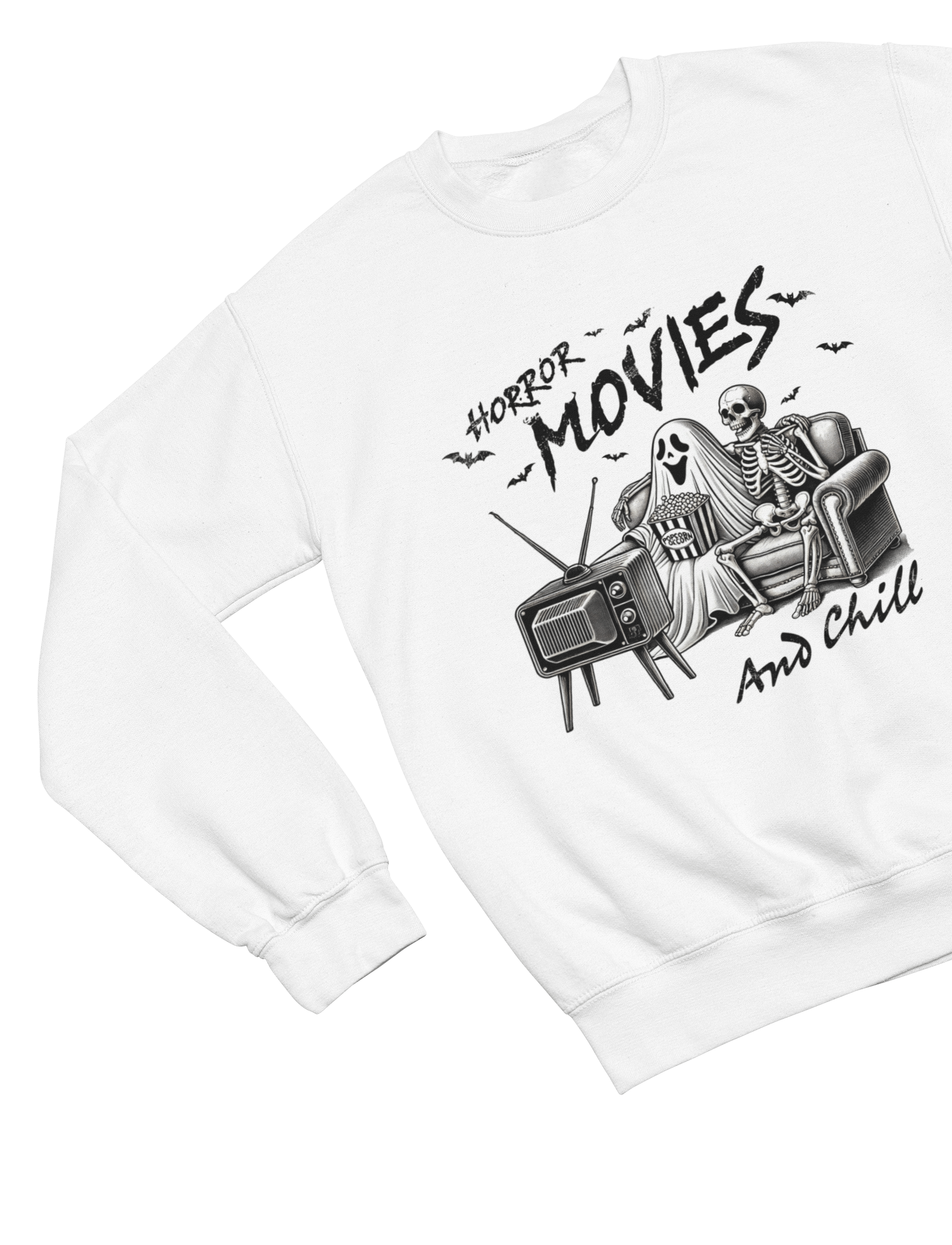 My Store Halloween Horror Movies and Chill Sweatshirt & T-Shirt – Funny Halloween Top