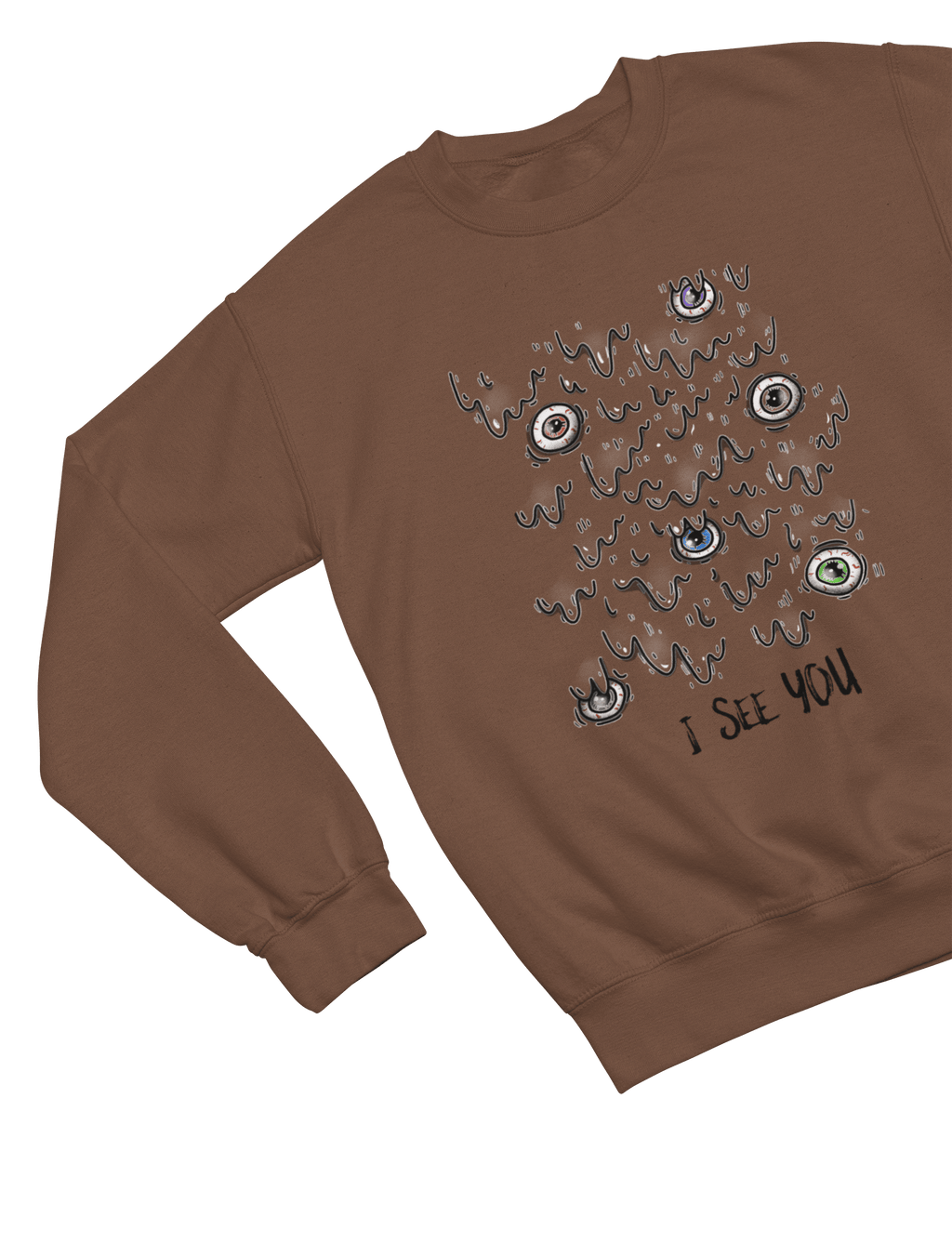 My Store Halloween Sweatshirt / 3-4 years I See You Halloween Sweatshirt & T-Shirt | Creepy Eyeball Jumper