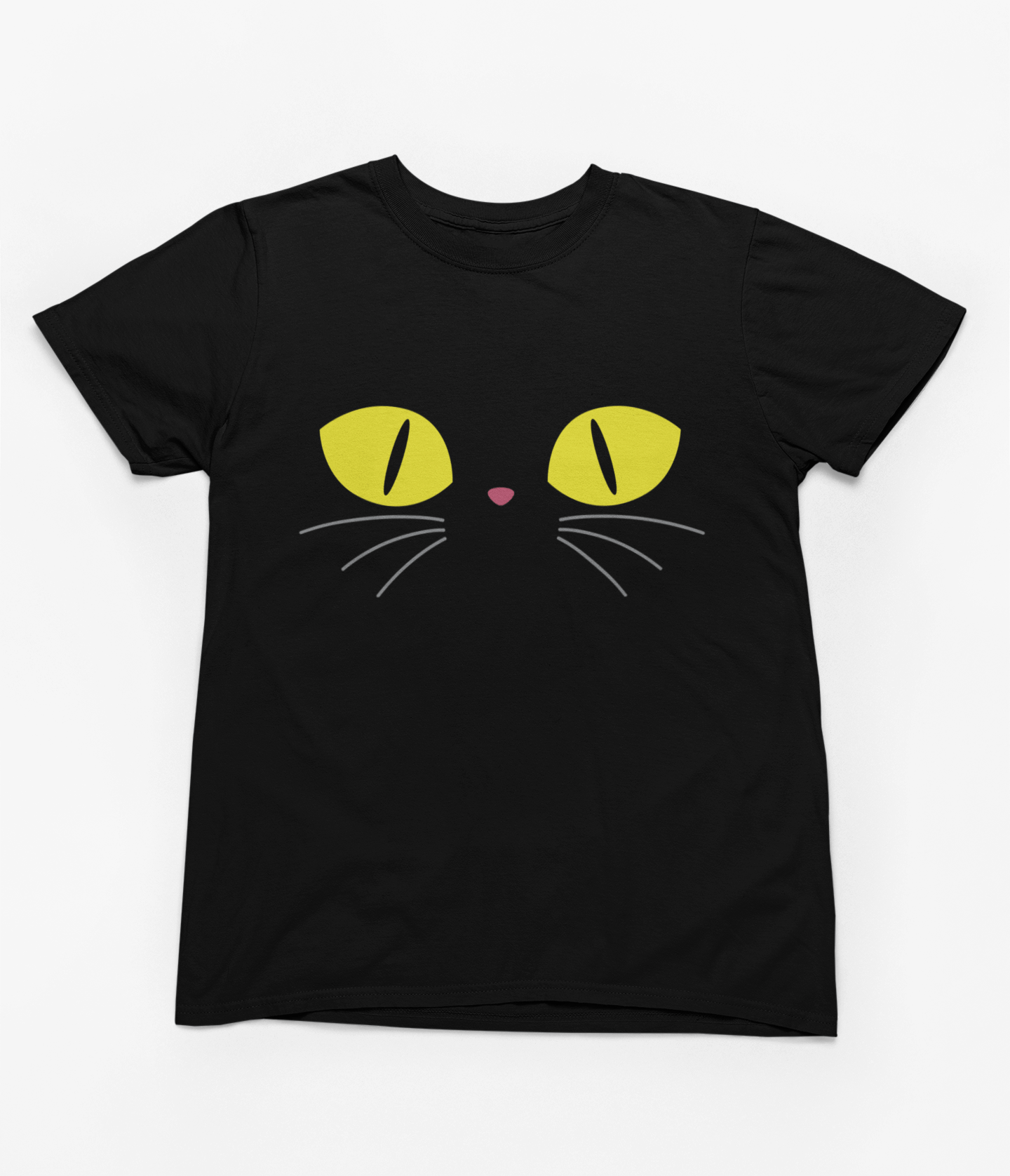 My Store Halloween T-Shirt / 3-4 years Kids Black Cat Halloween Sweatshirt | Spooky Cute Jumper